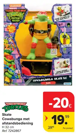 Carrefour Skate Cowabunga met afstandsbediening aanbieding