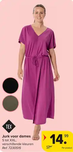 Carrefour Jurk voor dames aanbieding