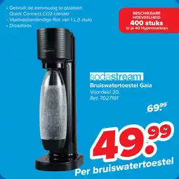 Carrefour Sodastream Bruiswatertoestel Gaia aanbieding