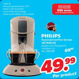 Carrefour Philips Espressomachine Senseo HD7806/35 aanbieding