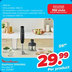 Carrefour Moulinex Staafmixer DD641810 aanbieding