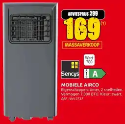 Brico Sencys Mobiele Airco aanbieding
