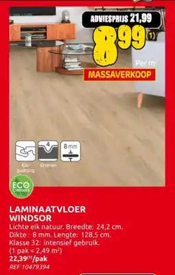 Brico Laminaatvloer Windsor aanbieding