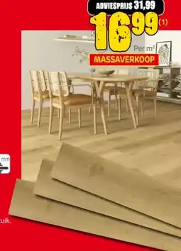 Brico Waterafstotend Vinylvloer Natuurlijke Eik Nova aanbieding