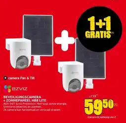 Brico EZVIZ Beveiligingscamera + Zonnepaneel HB8 Lite aanbieding