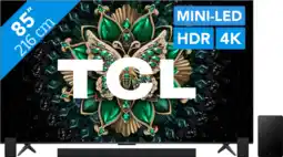 Coolblue TCL 85 QD Mini-led C61K 4K (2025) + TCL Q85H PRO aanbieding