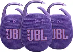 Coolblue JBL Clip 5 Mauve Lot de 3 aanbieding