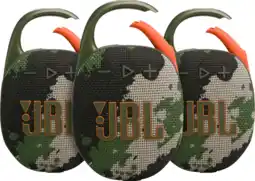 Coolblue JBL Clip 5 Squad Lot de 3 aanbieding