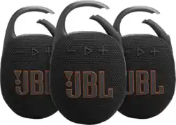 Coolblue JBL Clip 5 Noir Lot de 3 aanbieding