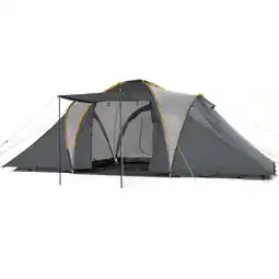 Decathlon Koepeltent Daytona 6 persoons tent – Muggengaas – Familietent - 3 slaapcabines aanbieding