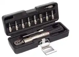 Decathlon Neatt 1/4'' Momentsleutelset 2-24Nm 3/4/5/6/8/10mm T20/25/30 aanbieding