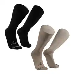 Decathlon Compressiekousen 15 20 heren dames herstel spataderen reis recovery PIMA katoen aanbieding