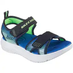 Decathlon Sandalen Skechers Microspec-splash, Zwart, Kinderen aanbieding