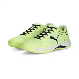 Decathlon Solarsmash RCT padelschoenen PUMA Fast Yellow Navy White Blue aanbieding