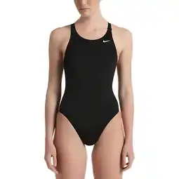 Decathlon Nike Hydrastrong Solid Fastback zwempak uit één stuk voor dames aanbieding