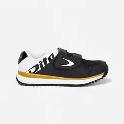 Decathlon Hockeyschoenen voor kinderen laag intensief Fix And Go wit zwart aanbieding