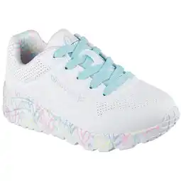 Decathlon Sneakers Skechers Uno Lite - Lovely Luv, Wit, Kinderen aanbieding