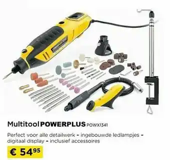 Molecule Multitool powerplus powx1341 aanbieding