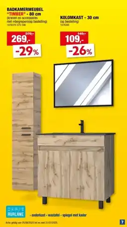Hubo Aurlane Ready wastafel inbouw 80cm keramisch zwart aanbieding