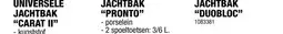 Hubo Geberit jachtbak duobloc wit aanbieding
