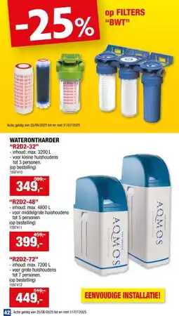 Hubo Aqmos Waterontharder 3200L tot 3 personen aanbieding