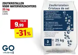 Hubo Van Marcke go zoutkristallen voor waterverzachters 25kg aanbieding