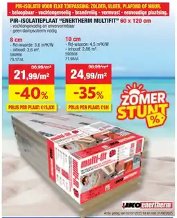 Hubo Iko Enertherm Multi-Fit isolatieplaat 120x60x8 cm R3,6 3,6m² aanbieding