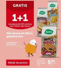 AVEVE Voorbeeld: Aveve mix voor wafels aanbieding