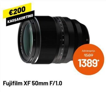 Kamera Express Fujifilm XF 50mm F/1.0 aanbieding