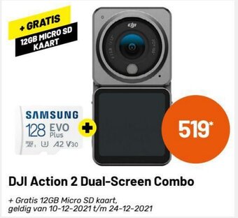 Kamera Express DJI Action 2 Dual-Screen Combo aanbieding