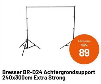 Kamera Express Bresser BR-D24 Achtergrondsupport 240x300cm Extra Strong aanbieding