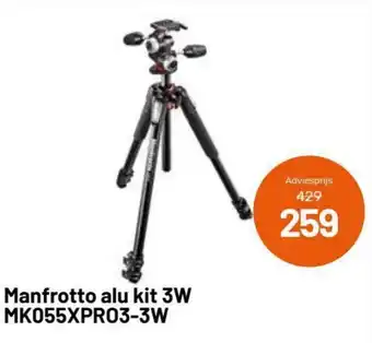 Manfrotto alu kit 3W MK055XPRO3-3W