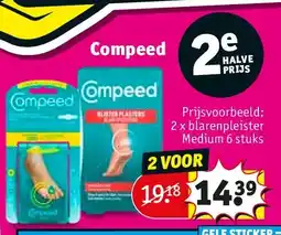 Kruidvat 2 x blarenpleister Medium 6 stuks aanbieding