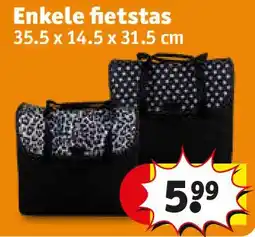 Kruidvat Enkele fietstas aanbieding