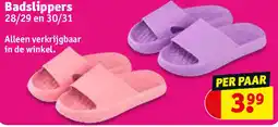 Kruidvat Badslippers aanbieding