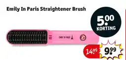 Kruidvat Emily In Paris Straightener Brush aanbieding
