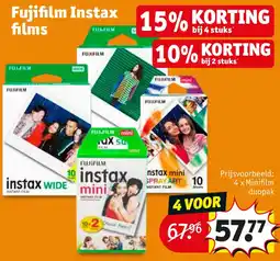 Kruidvat Fujifilm Instax films aanbieding