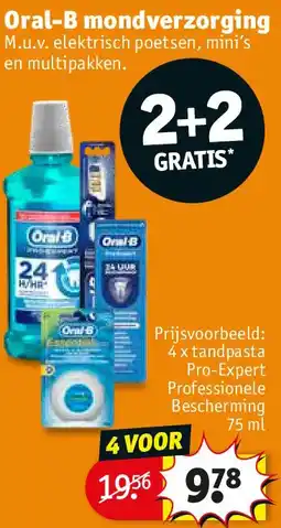 Kruidvat Oral-B mondverzorging aanbieding