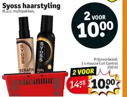 Kruidvat Syoss haarstyling aanbieding