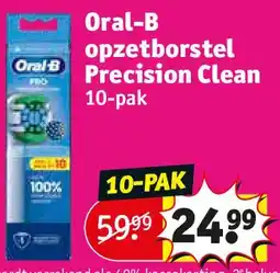 Kruidvat Oral-B opzetborstel Precision Clean aanbieding