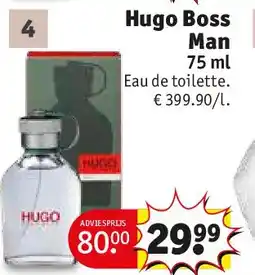 Kruidvat Hugo Boss Man aanbieding