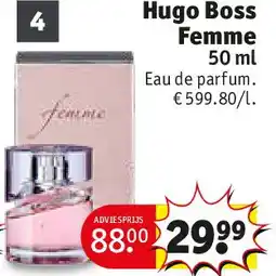 Kruidvat Hugo Boss Femme aanbieding
