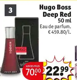 Kruidvat Hugo Boss Deep Red aanbieding