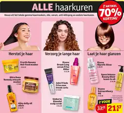 Kruidvat ALLE haarkuren aanbieding
