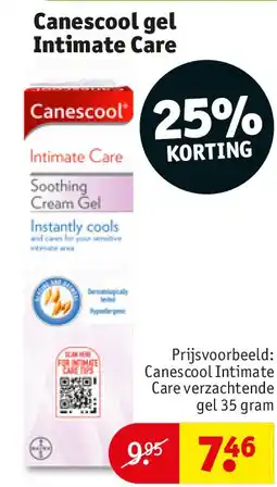 Kruidvat Canescool gel Intimate Care aanbieding