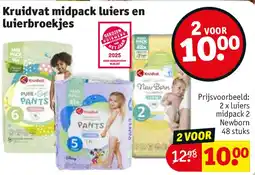 Kruidvat Kruidvat midpack luiers en luierbroekjes aanbieding