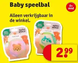 Kruidvat Baby speelbal aanbieding