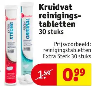 Kruidvat Kruidvat reinigingstabletten aanbieding