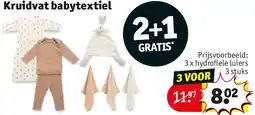 Kruidvat Kruidvat babytextiel aanbieding