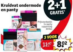 Kruidvat Kruidvat ondermode en panty aanbieding